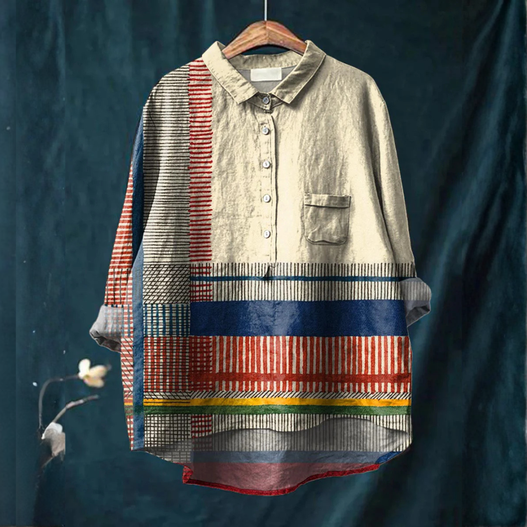 DELAUNAY | Chemise Élégante à Motif Ophélie