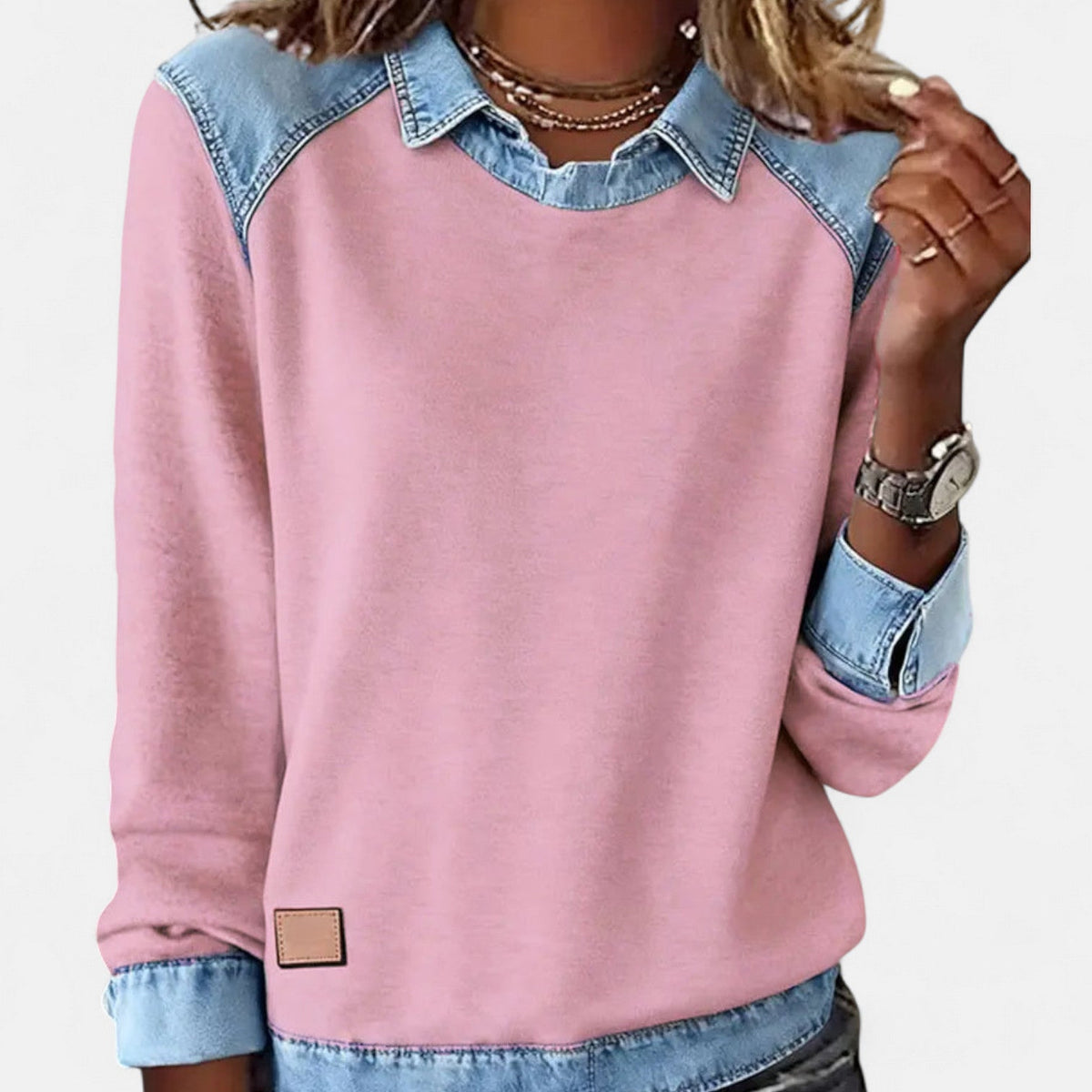 Chemise à Manches Longues Tendance