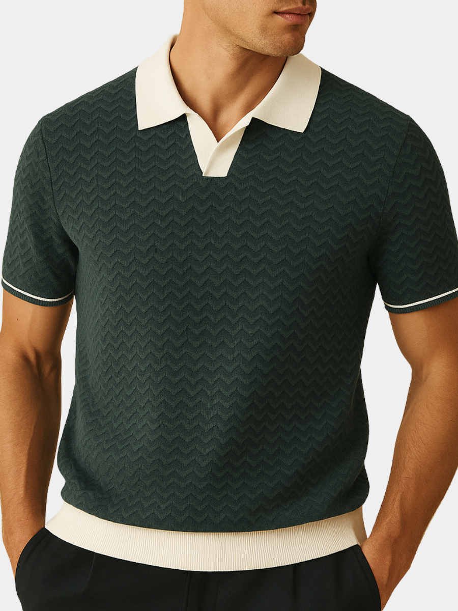 DELAUNAY | Polo Shirt en Tissu Riccio de