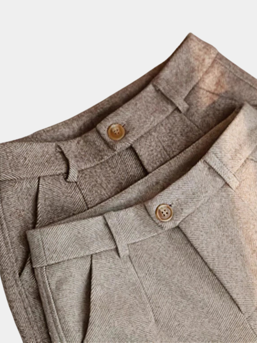 DELAUNAY | Pantalons Élégants en Pure Laine sur Mesure