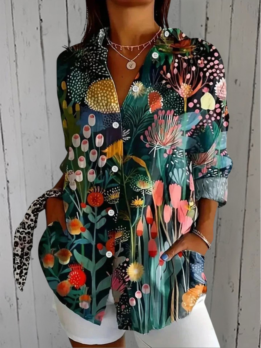 DELAUNAY | Blouse Fleurie Élégante Sophie
