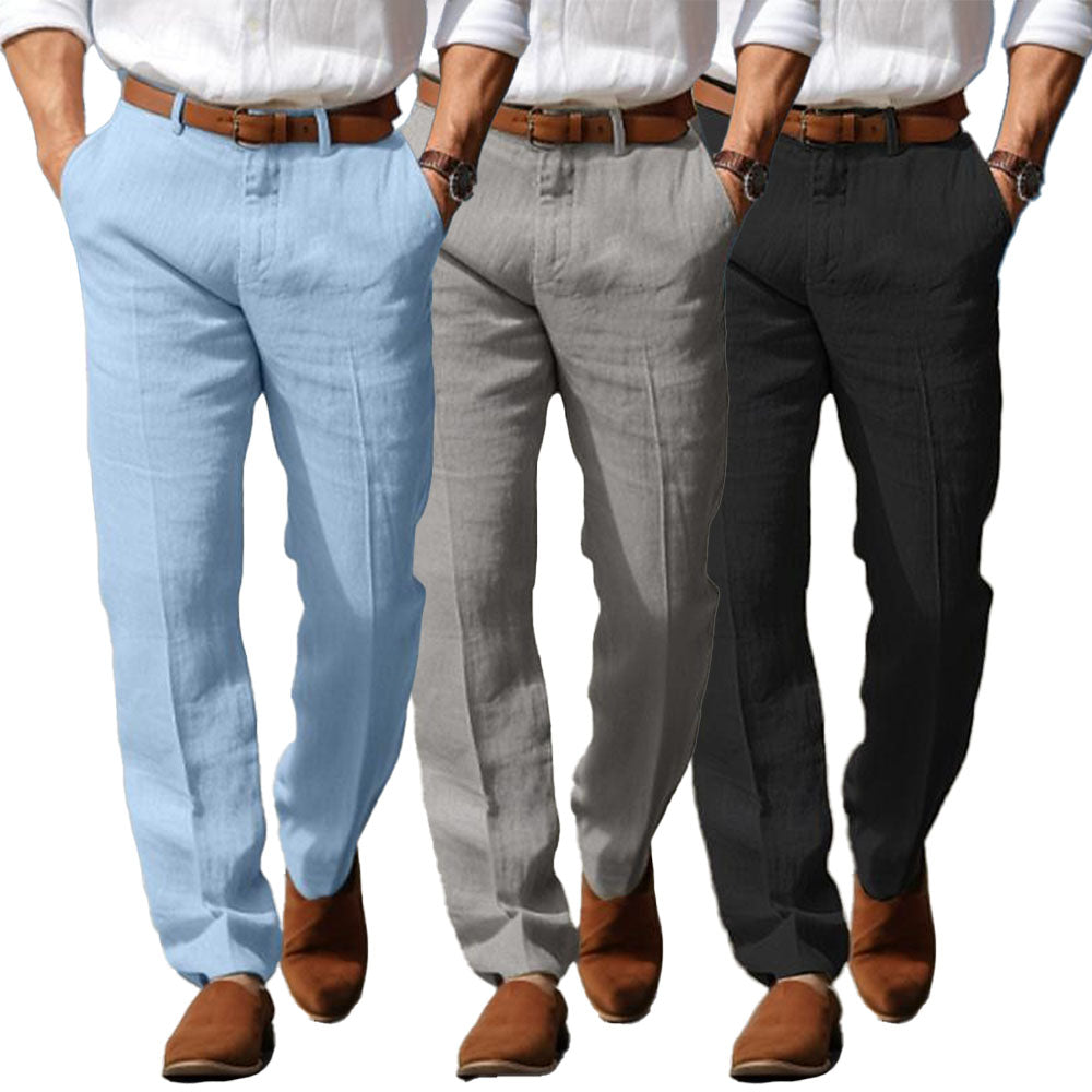 DELAUNAY | Pantalon Homme Luxe en Lin Premium