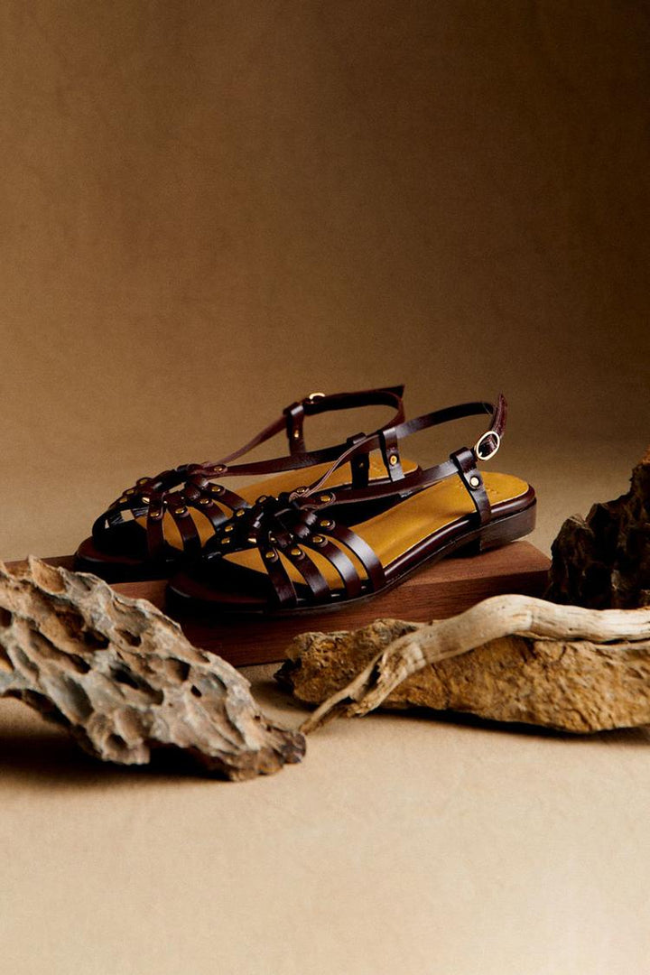 Delaunay | Sandales Artisanales Détail Rond Sophie