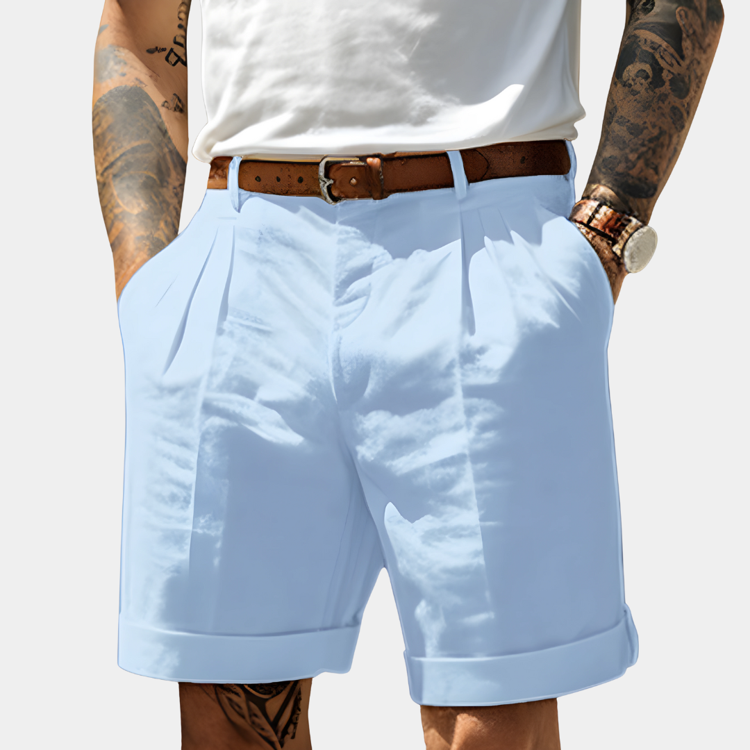 DELAUNAY | Bermudas Élégants en Coton Respirant