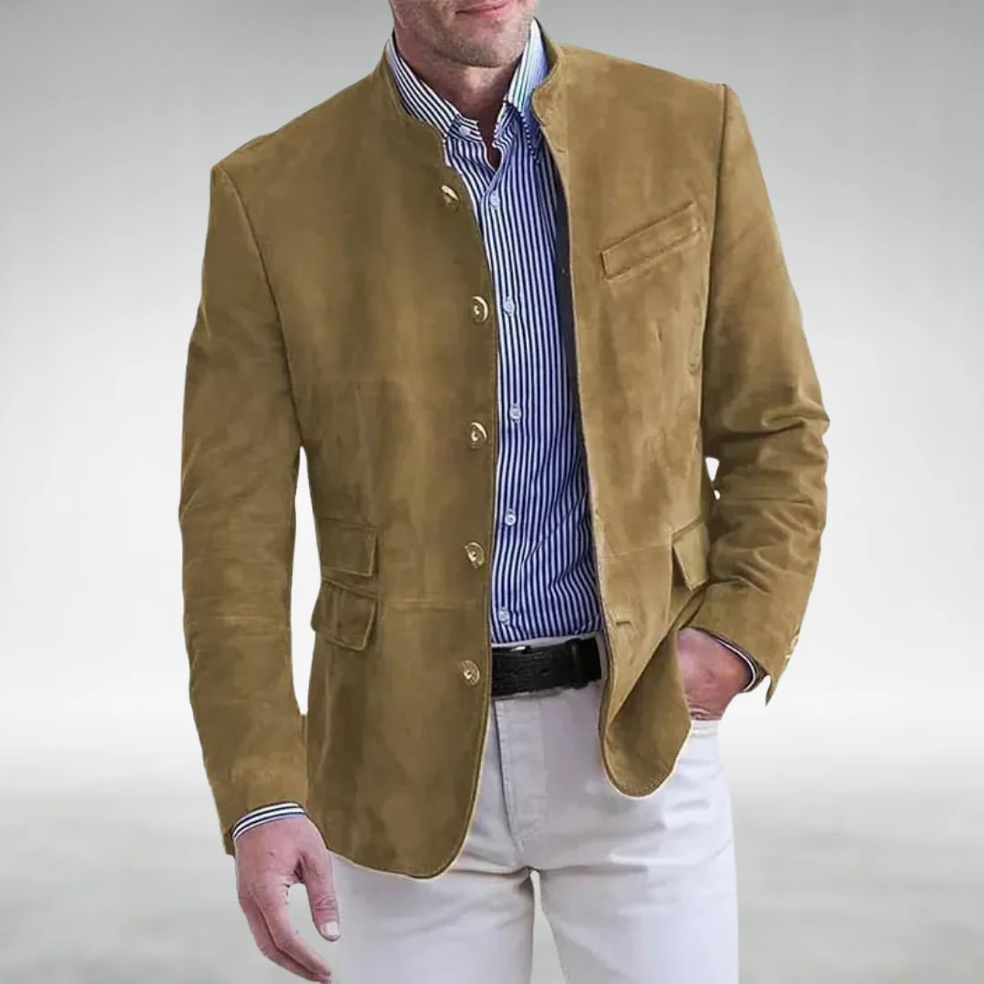 DELAUNAY | Veste en Cuir Suede