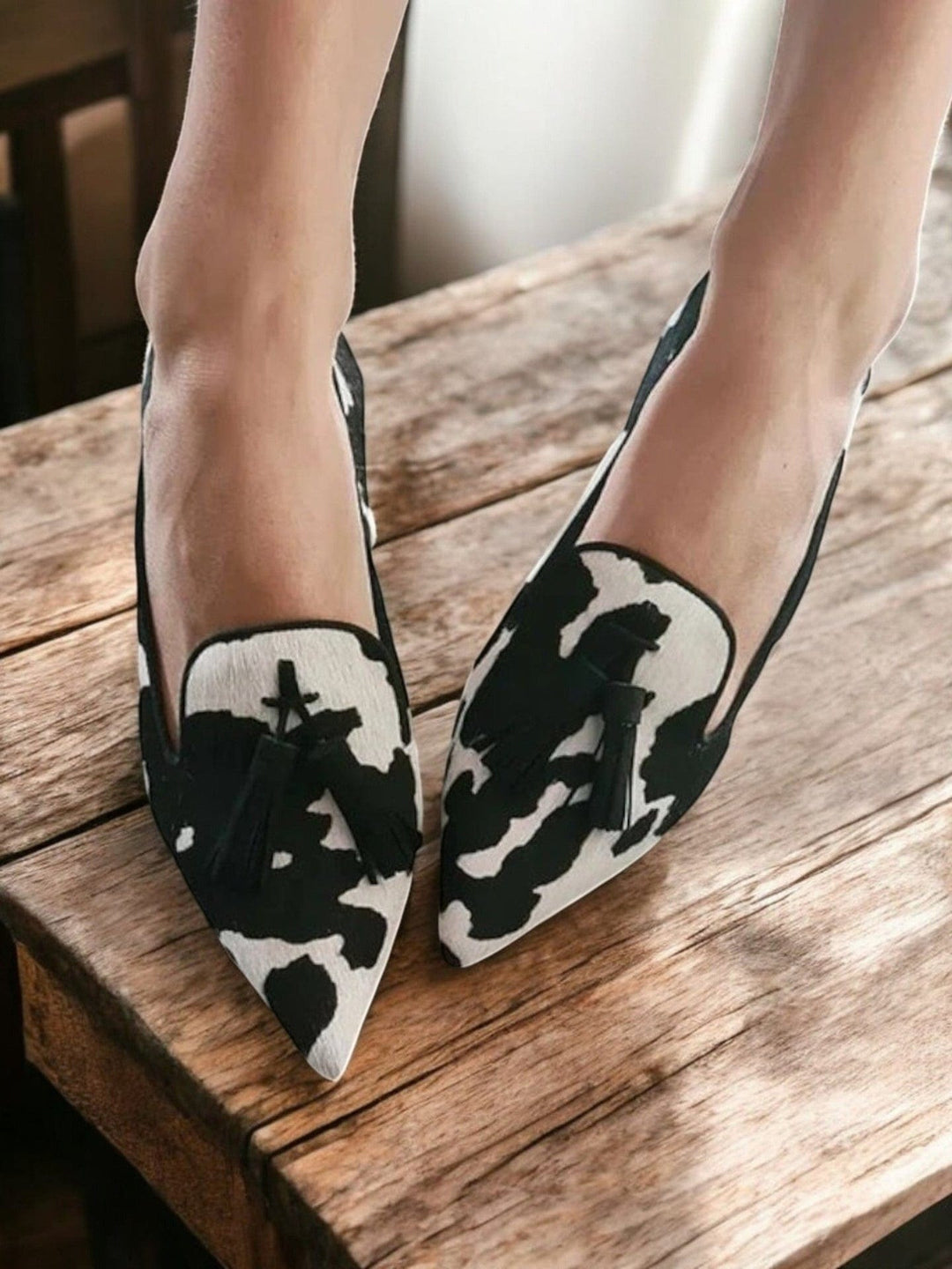 Delaunay | Mocassins Pointus Imprimé Animalier Mathilde