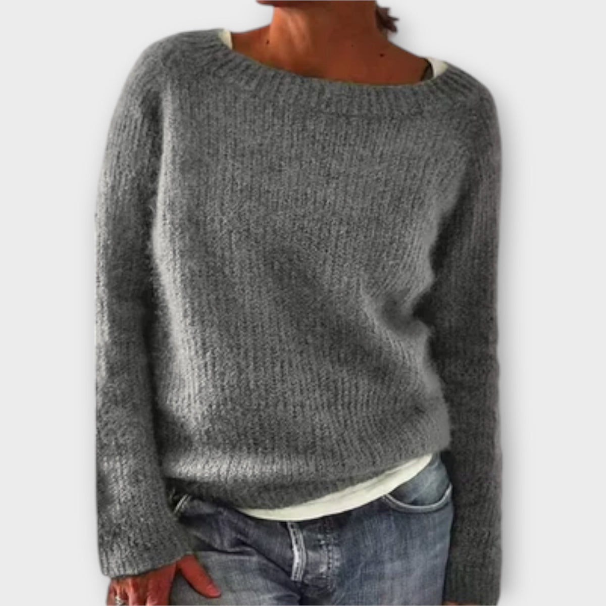 Regine – Pull en Couleur Unie