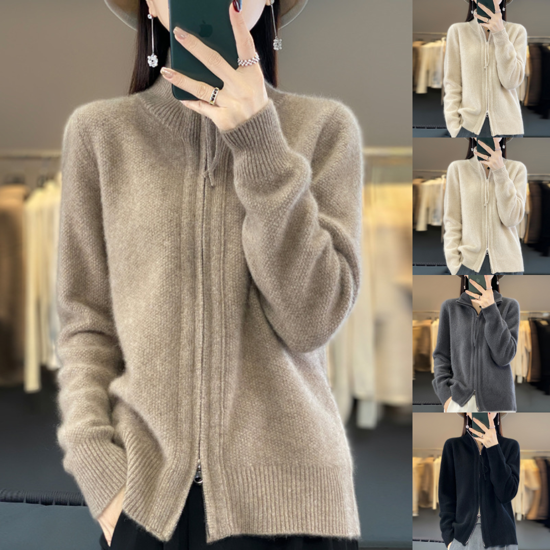Luna | Cardigan Doux avec Zip