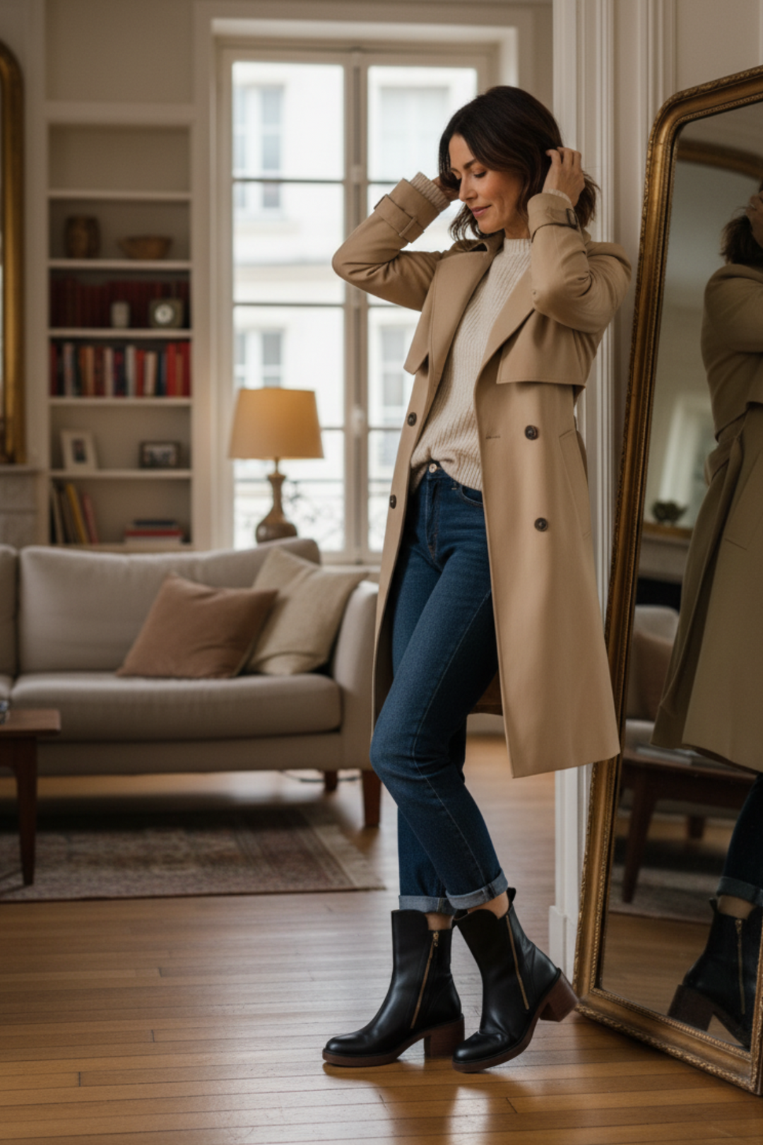 Delaunay | Bottines Zippées Talon Confort Isabelle