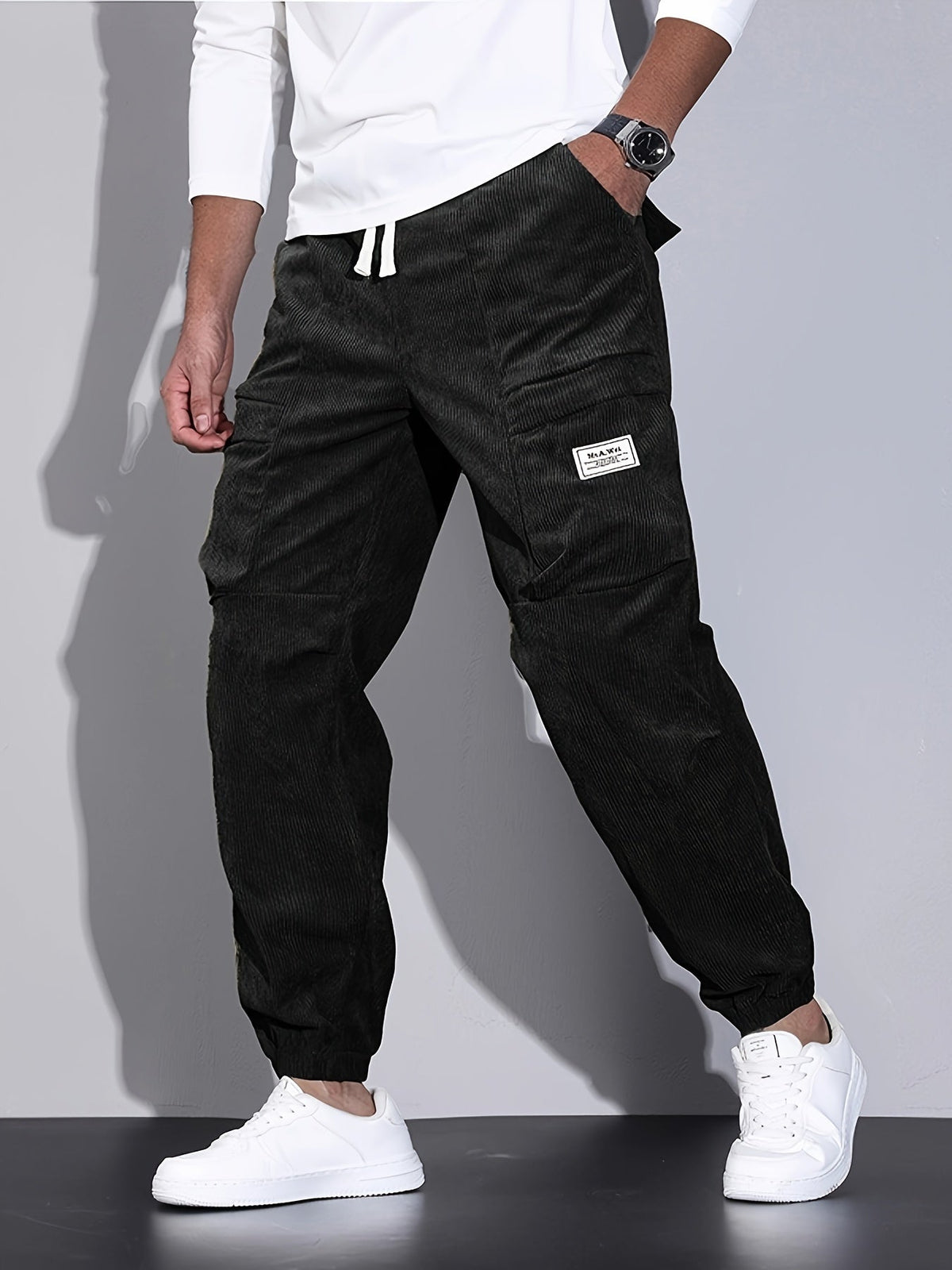 DELAUNAY | Pantalon Cargo en Corduroy