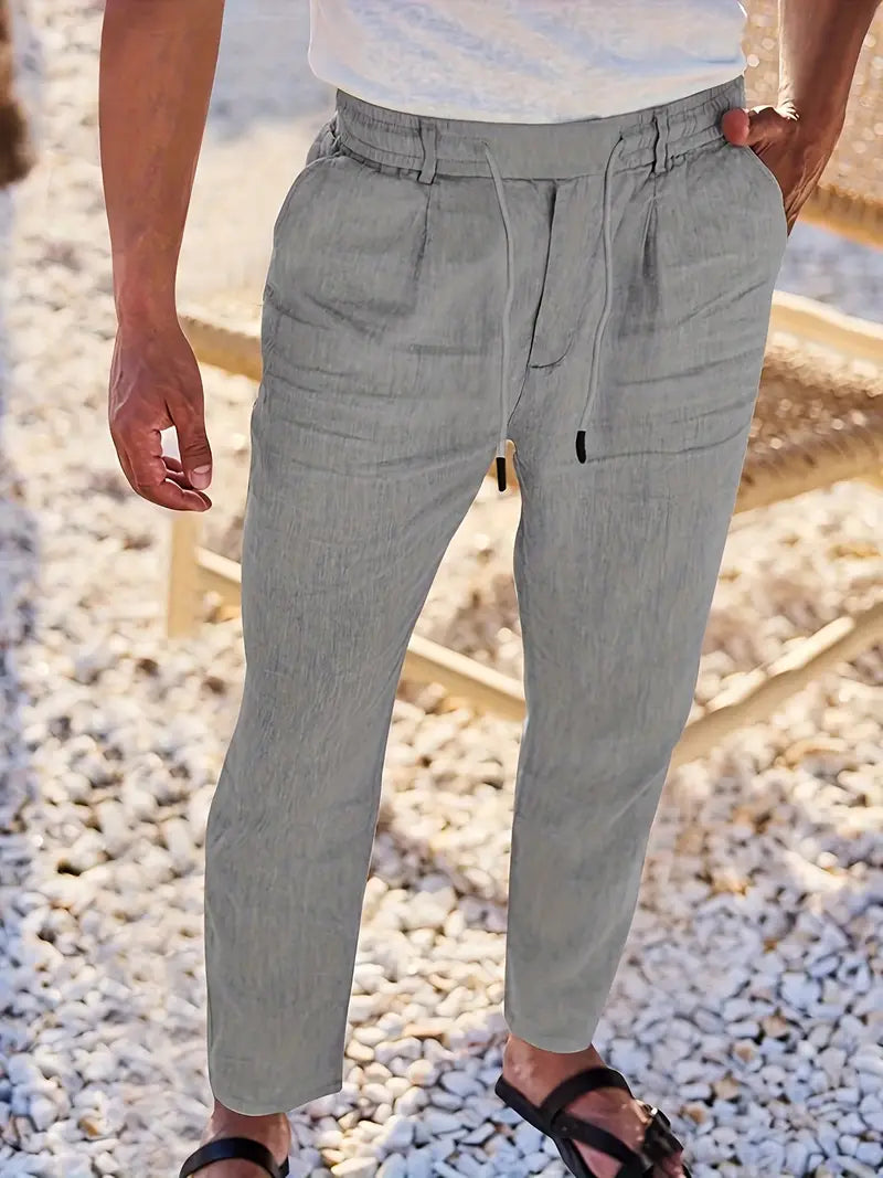 DELAUNAY | Pantalons Larges en Lin avec Cordon