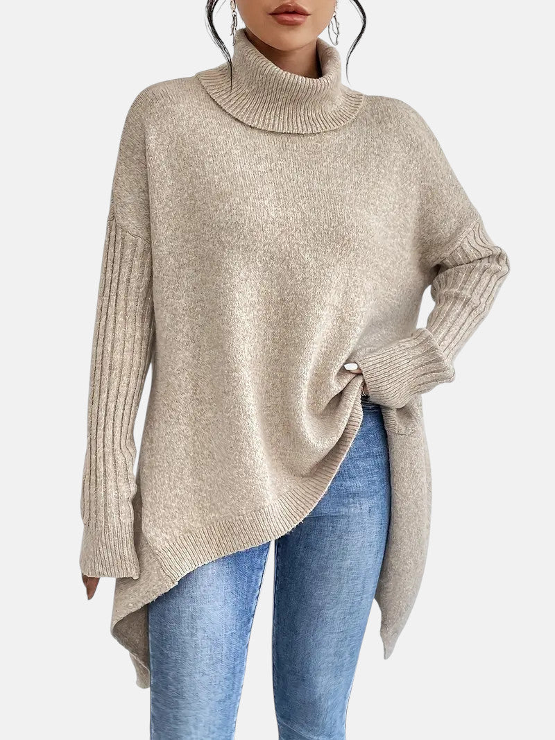 Brigitte | Long Turtle Neck Pullover