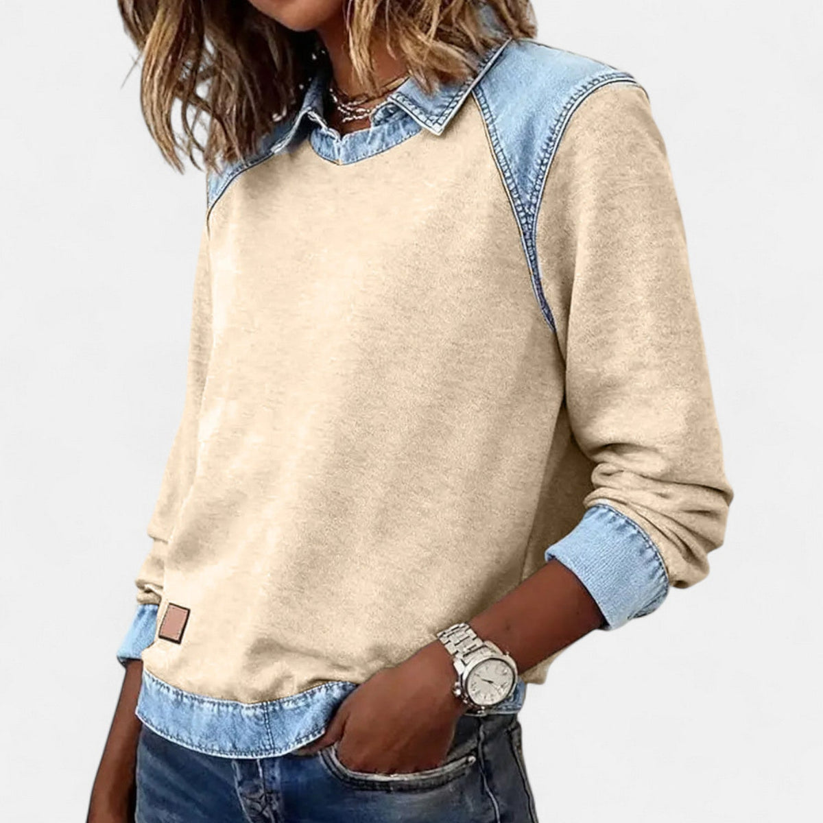 Chemise à Manches Longues Tendance