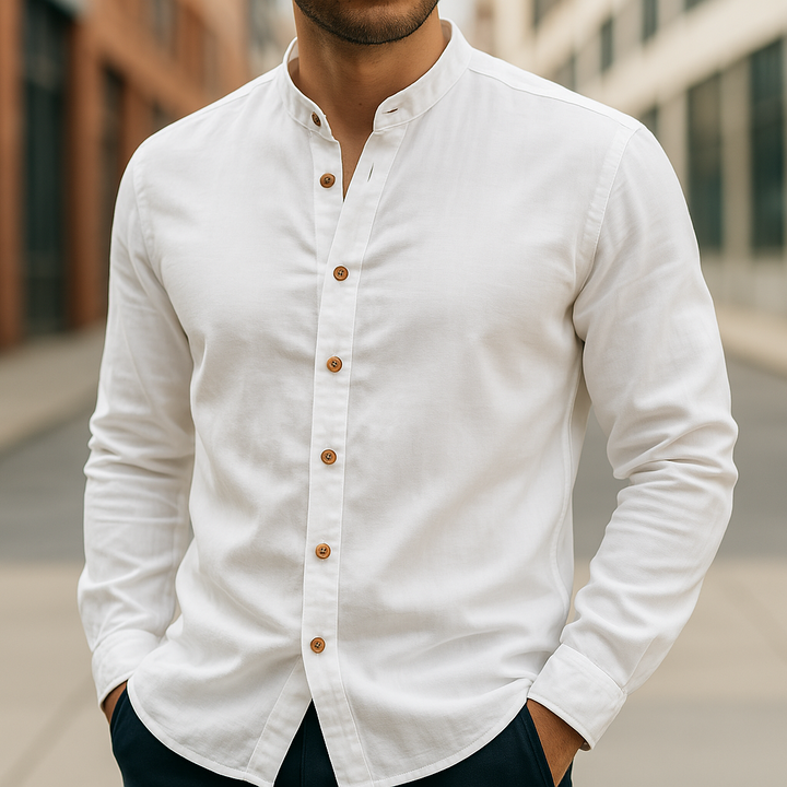 Delaunay | CHEMISE EN LIN ET COTON POUR HOMME