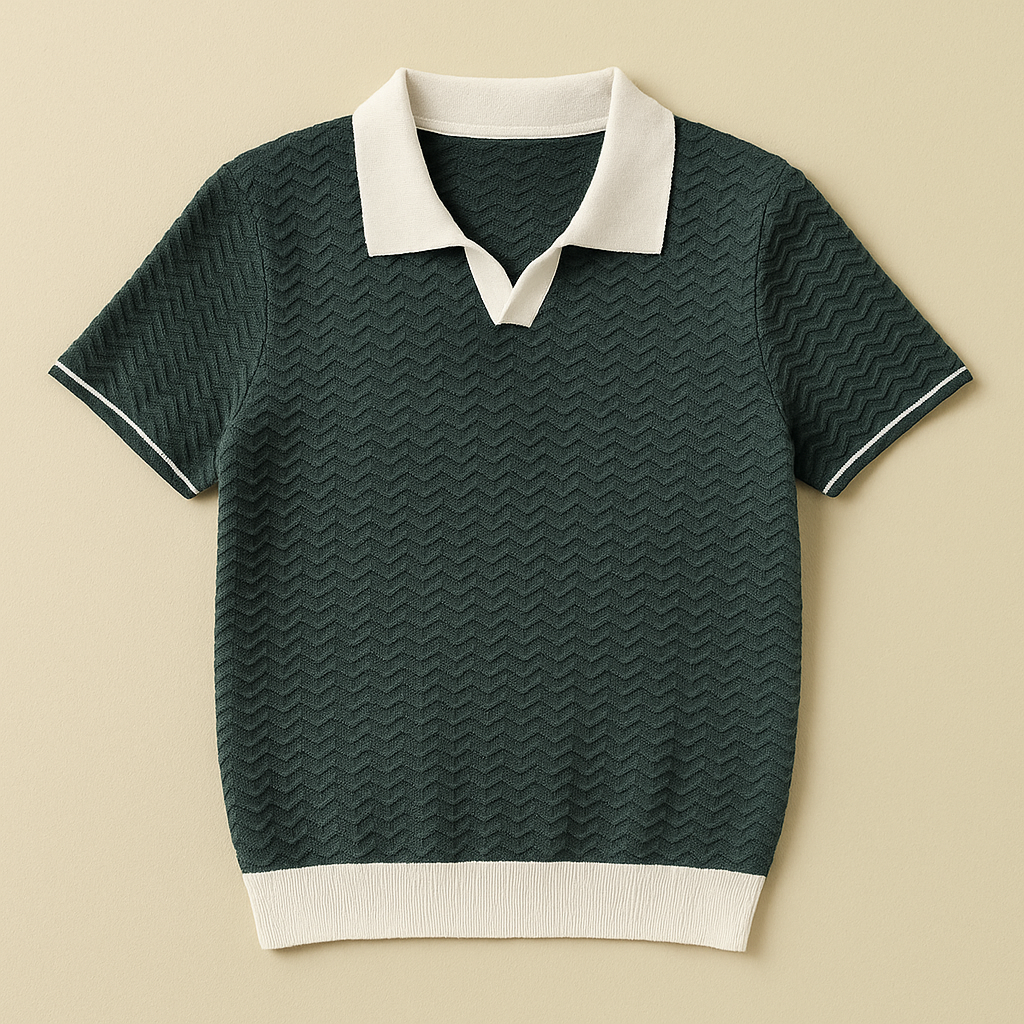 DELAUNAY | Polo Shirt en Tissu Riccio de