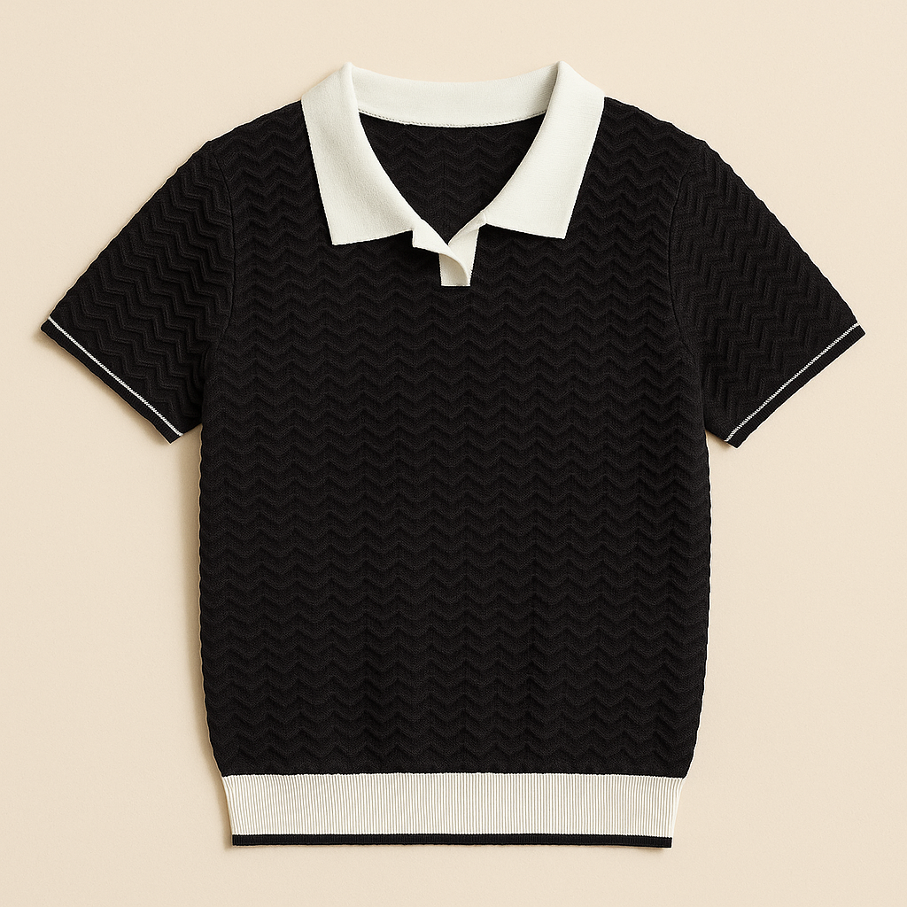 DELAUNAY | Polo Shirt en Tissu Riccio de