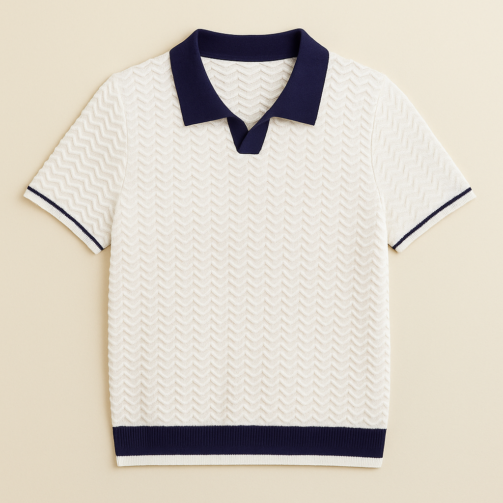 DELAUNAY | Polo Shirt en Tissu Riccio de