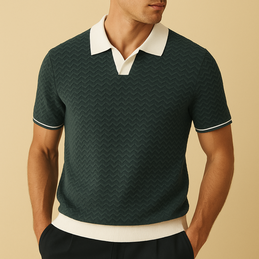 DELAUNAY | Polo Shirt en Tissu Riccio de