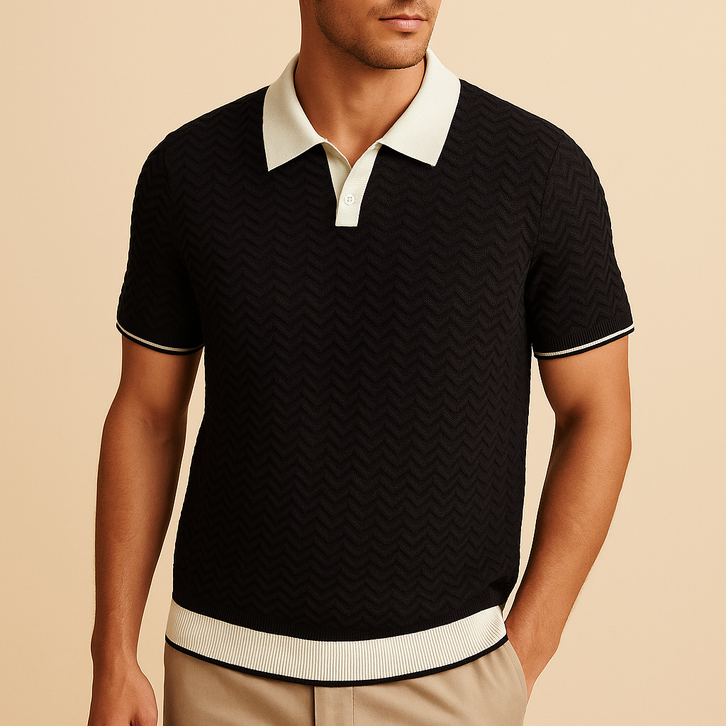 DELAUNAY | Polo Shirt en Tissu Riccio de