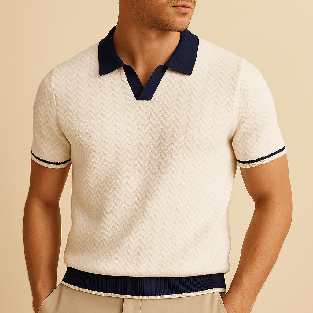 DELAUNAY | Polo Shirt en Tissu Riccio de