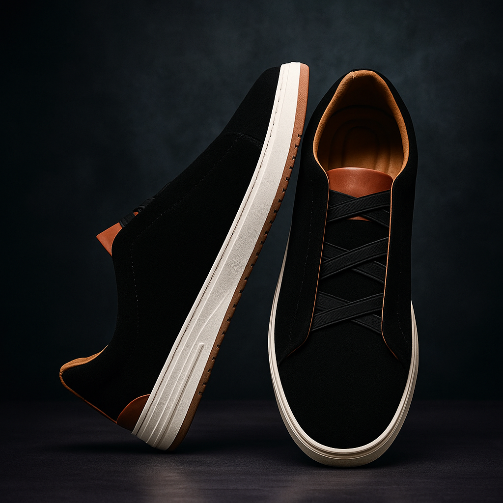 DELAUNAY | Chaussures Slip-On en Daim pour Homme