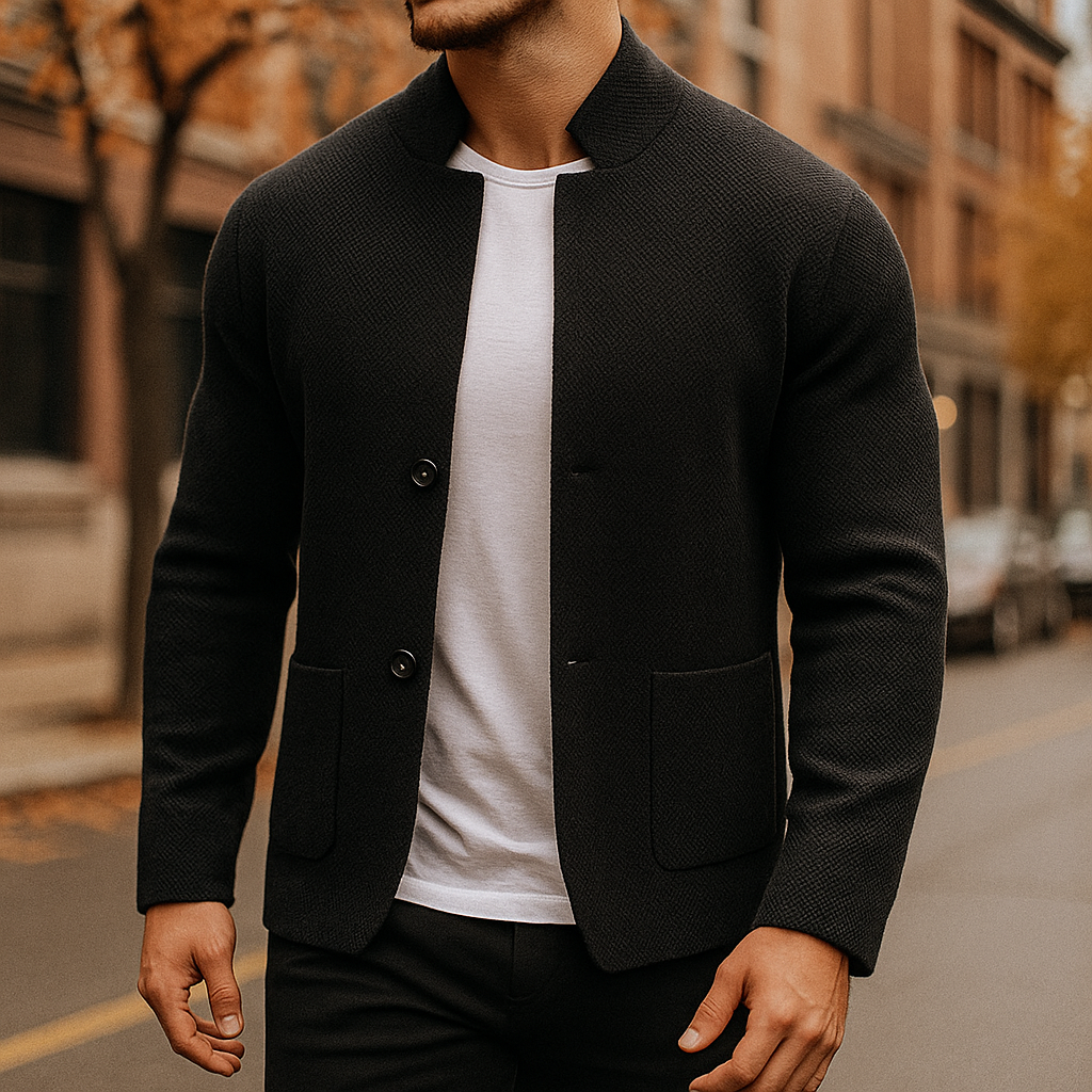 DELAUNAY | Cardigan en Laine Tricotée pour Homme