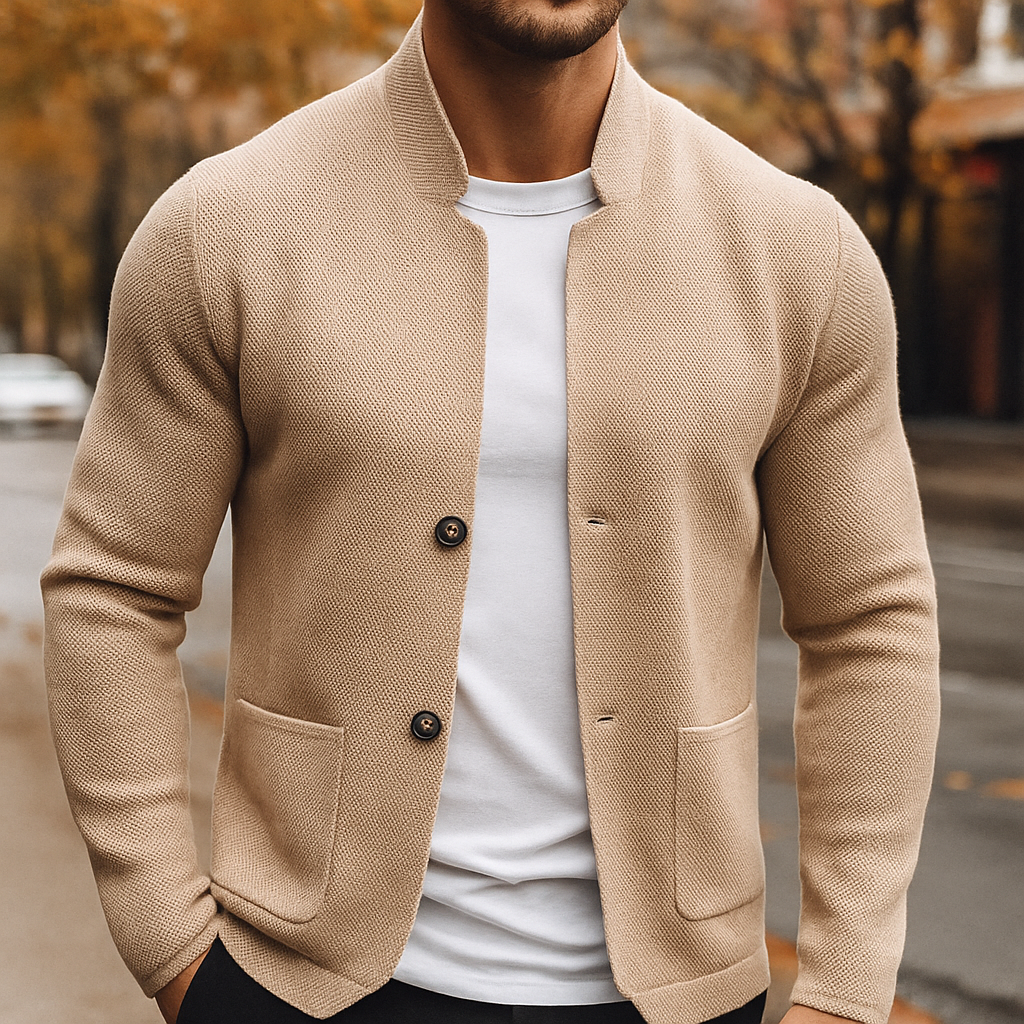 DELAUNAY | Cardigan en Laine Tricotée pour Homme
