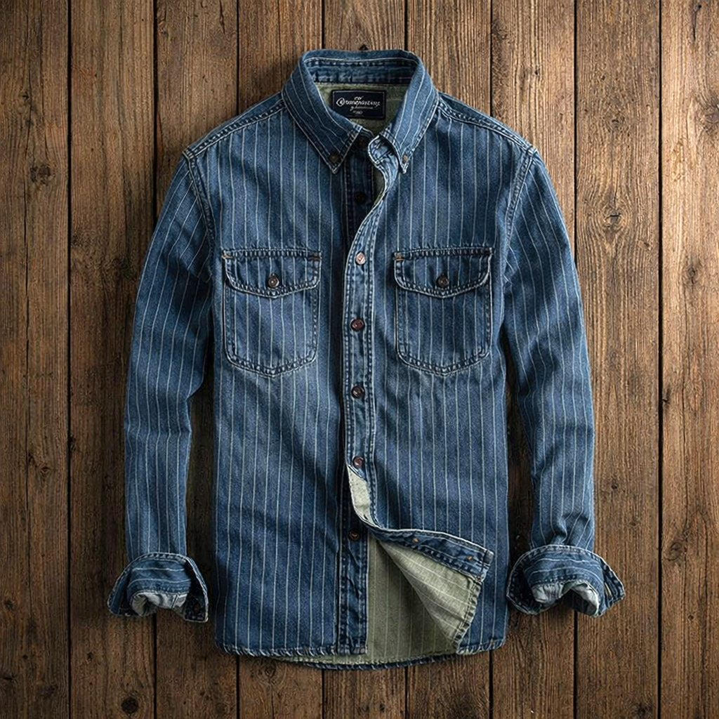 DELAUNAY | Chemise à Rayures Manches Longues pour Homme