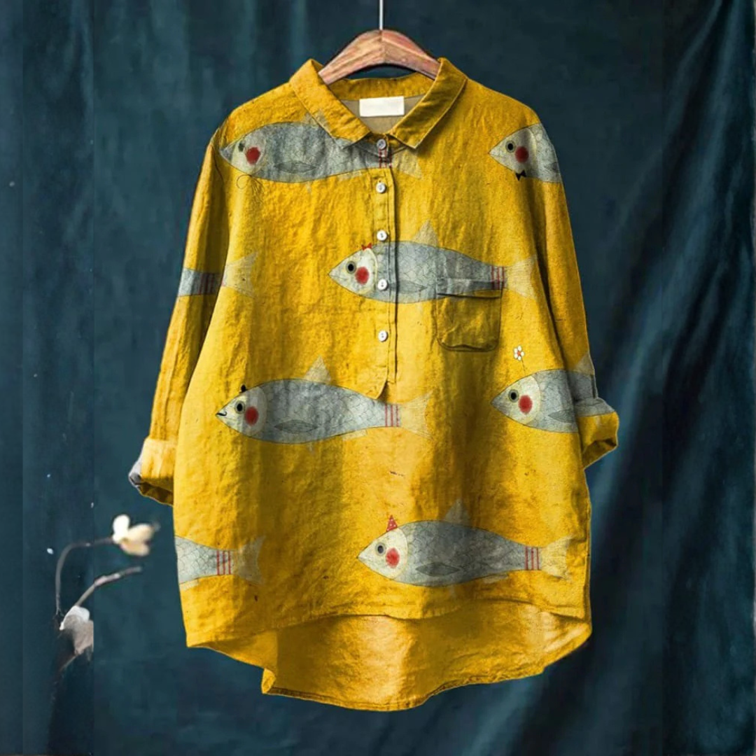 DELAUNAY | Chemise Élégante à Motif Élodie