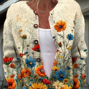 DELAUNAY | Cardigan Fleurs des Champs Pauline
