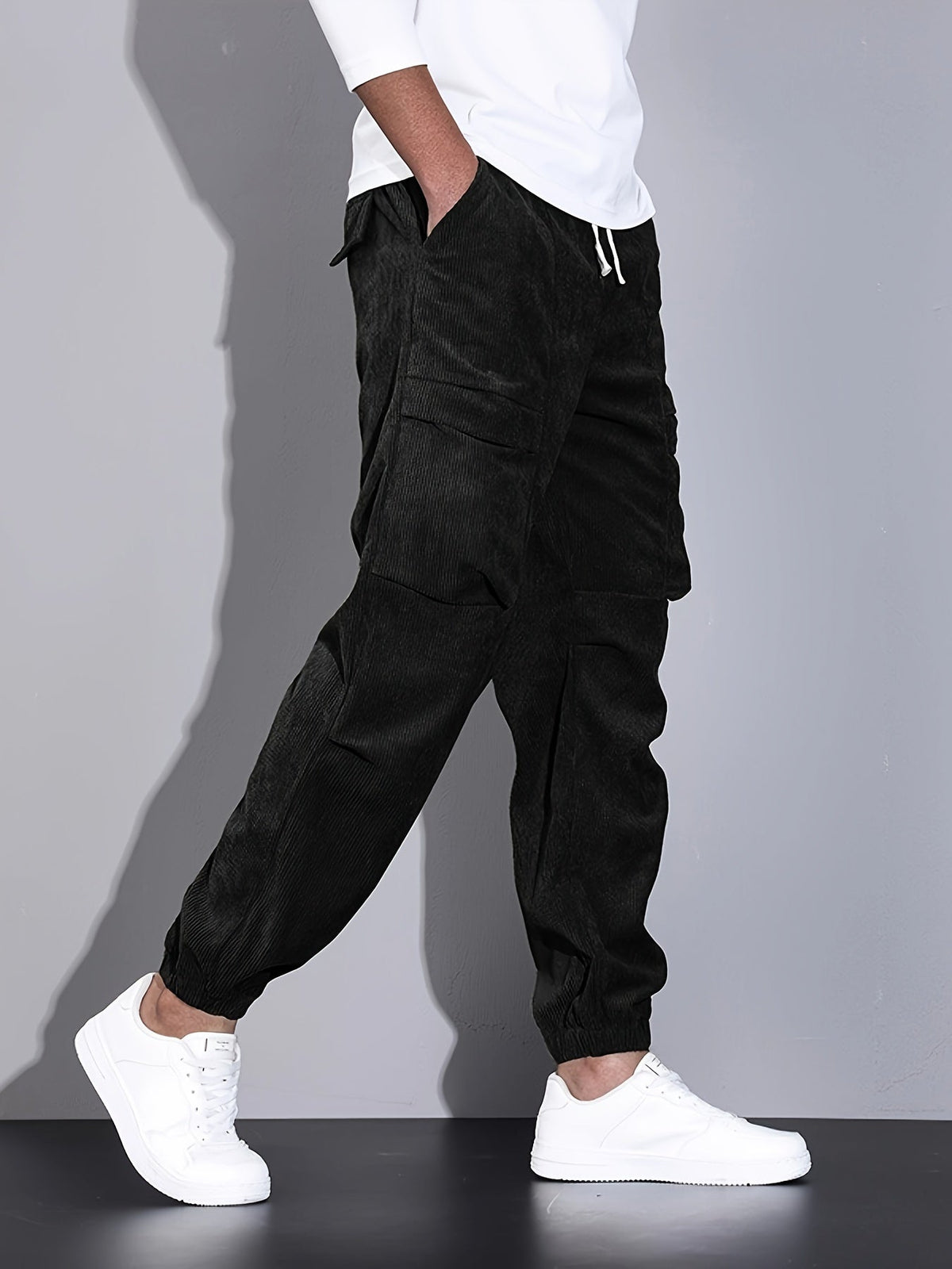 DELAUNAY | Pantalon Cargo en Corduroy