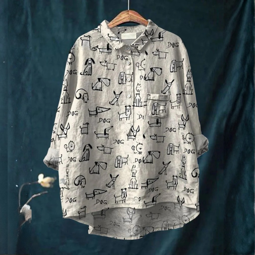 DELAUNAY | Chemise Élégante à Motif Fleur