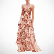 DELAUNAY | Robe Maxi Papillon Signature