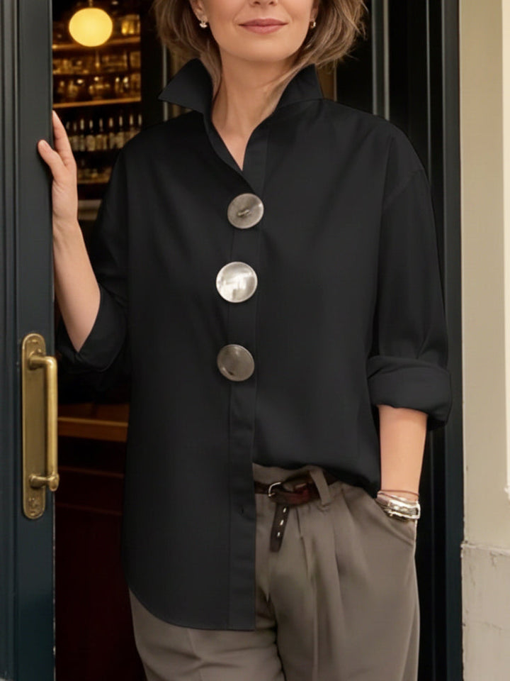 Delaunay | Chemisier Élégant À Gros Boutons Sophie