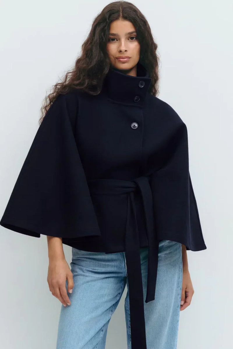 DELAUNAY | Cape Jacket avec Ceinture