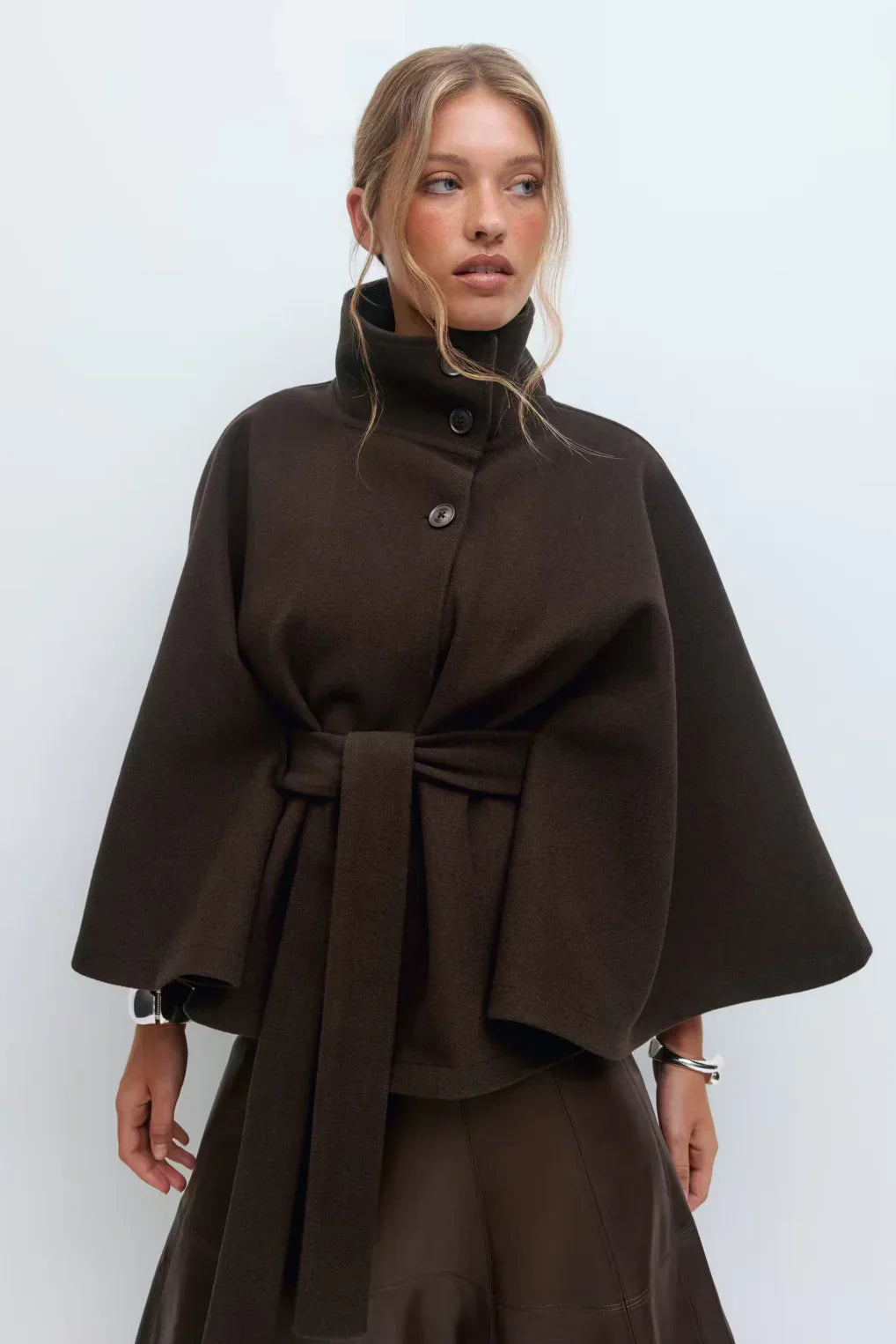 DELAUNAY | Cape Jacket avec Ceinture