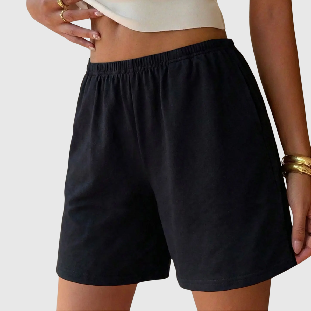 DELAUNAY | Short Casual Respirant Taille Haute Mila