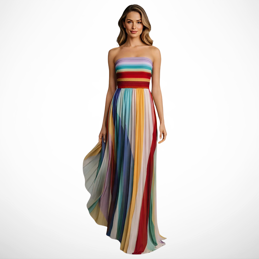 DELAUNAY | Robe Maxi Lumière Colorée