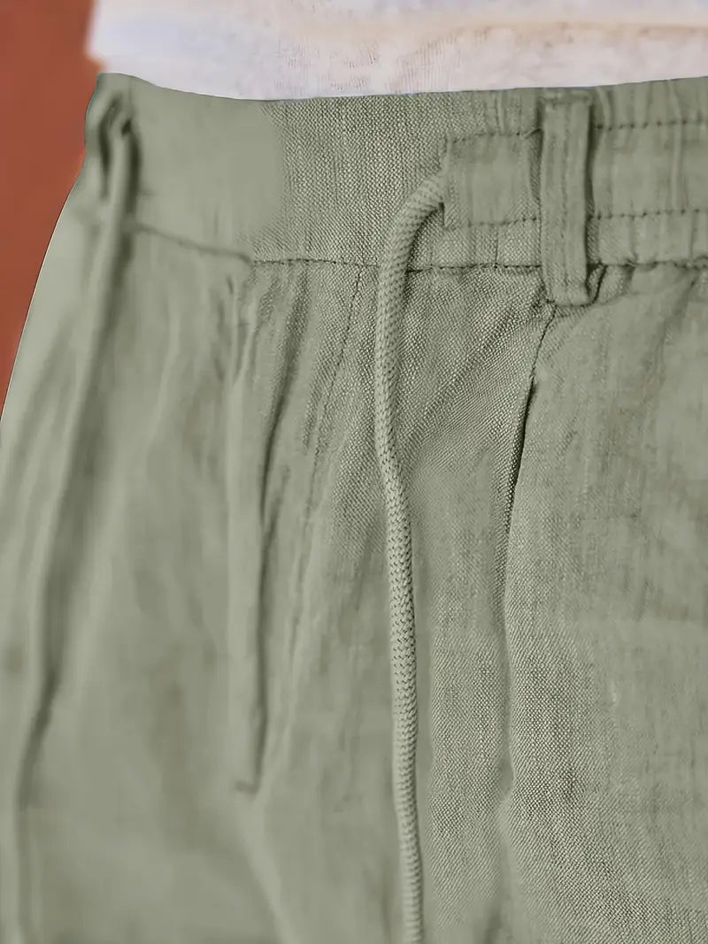 DELAUNAY | Pantalons Larges en Lin avec Cordon