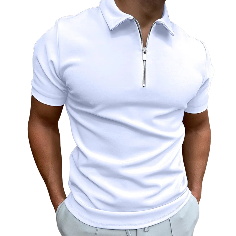 DELAUNAY | Polo Moderne avec Zip Mi-Haut