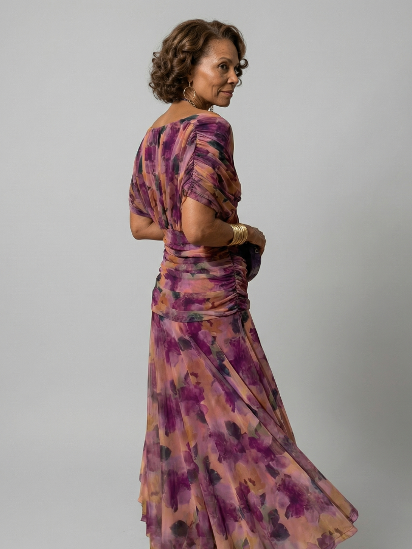 Delaunay | Robe Midi Décontractée à Épaules Dénudées Calen