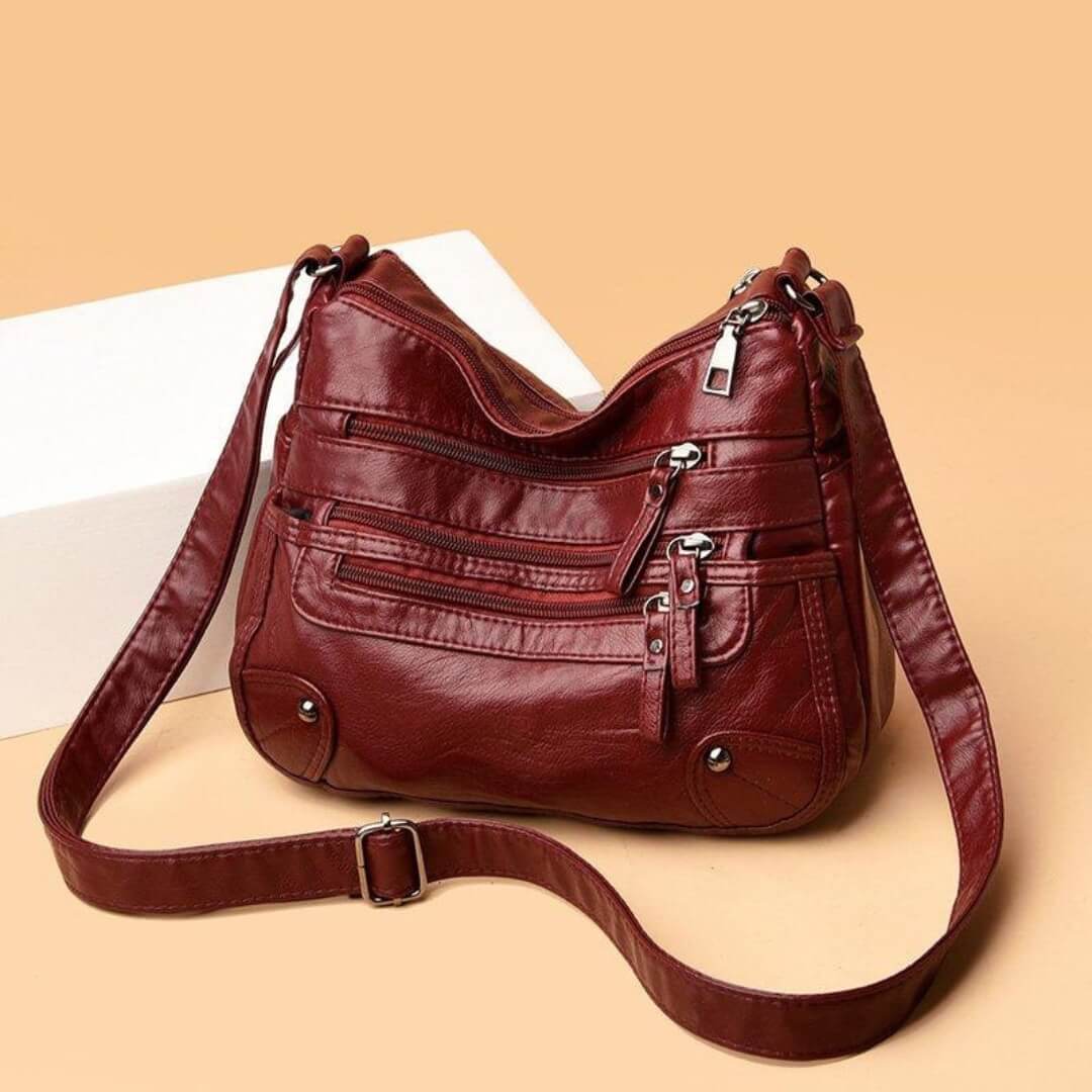 Rosalia | Sac Porté Épaule Multi-Zip Pratique