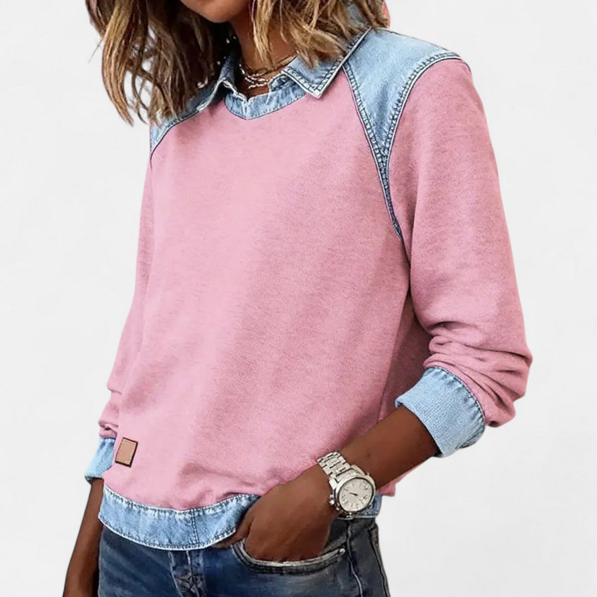 Chemise à Manches Longues Tendance