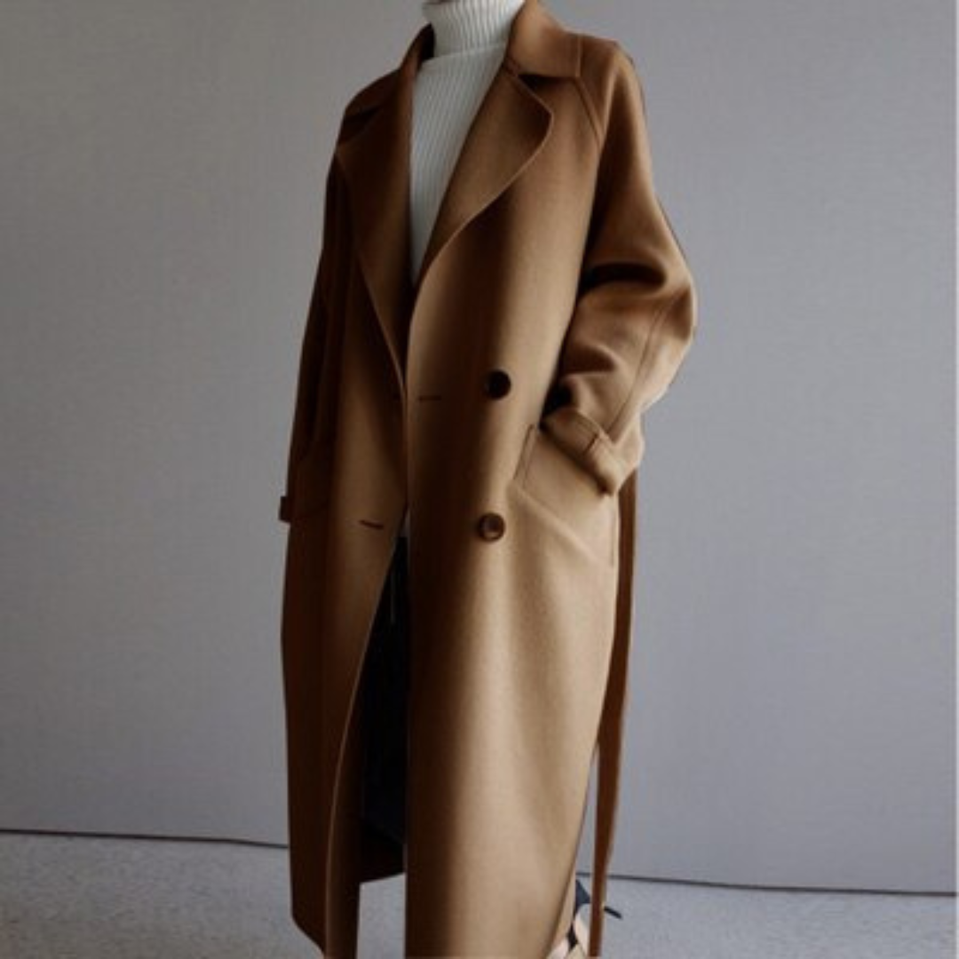 Michelle™ – Manteau Long en Laine Élégant pour Femmes