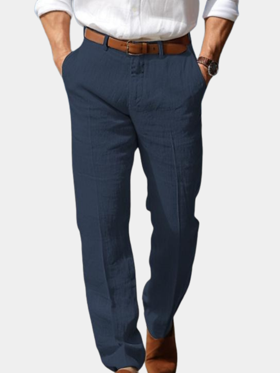 DELAUNAY | Pantalon Homme Luxe en Lin Premium