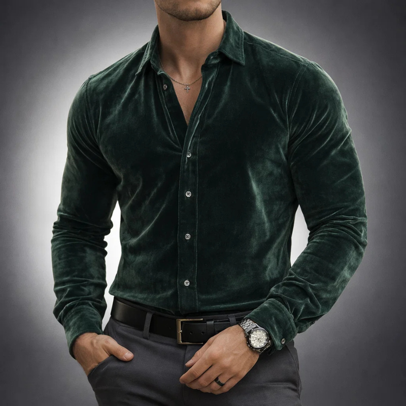 DELAUNAY | Chemise en Velours pour Homme
