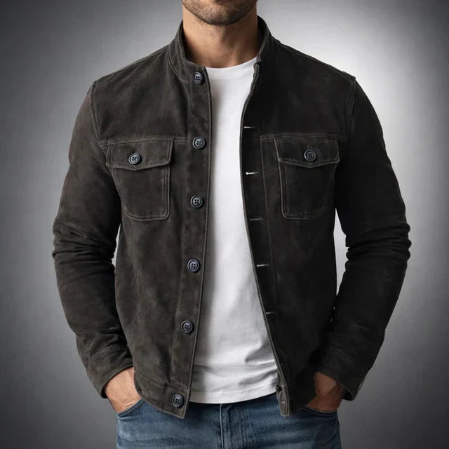 DELAUNAY | Veste Élégante Suédée Marc
