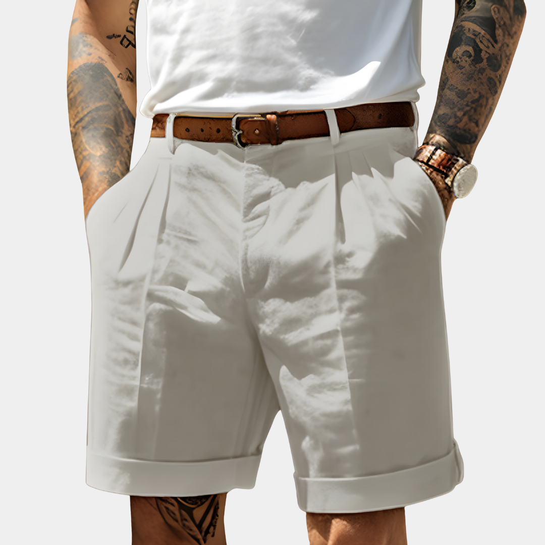 DELAUNAY | Bermudas Élégants en Coton Respirant