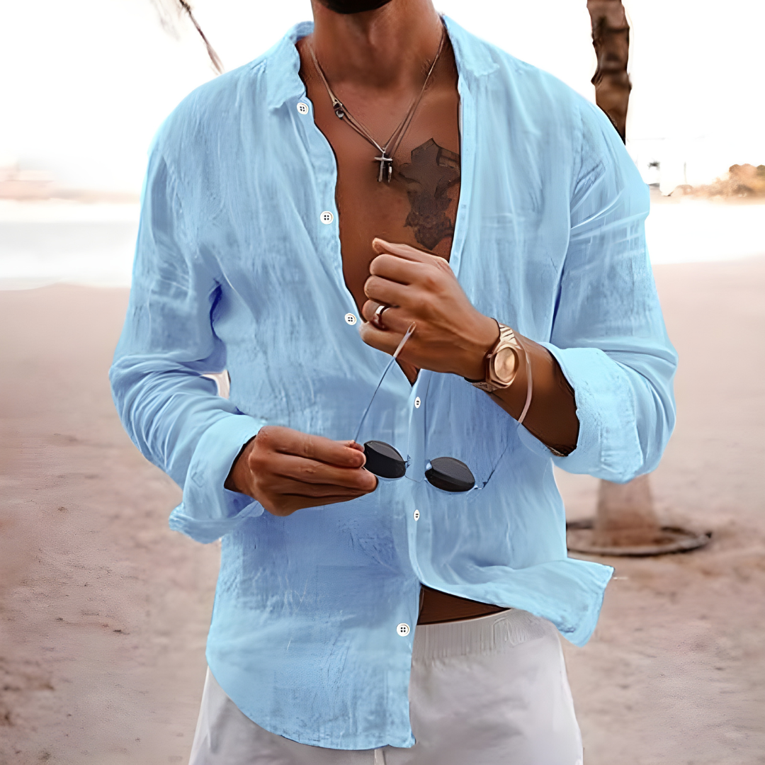 Delaunay | CHEMISE D'ÉTÉ EN COTON NATUREL