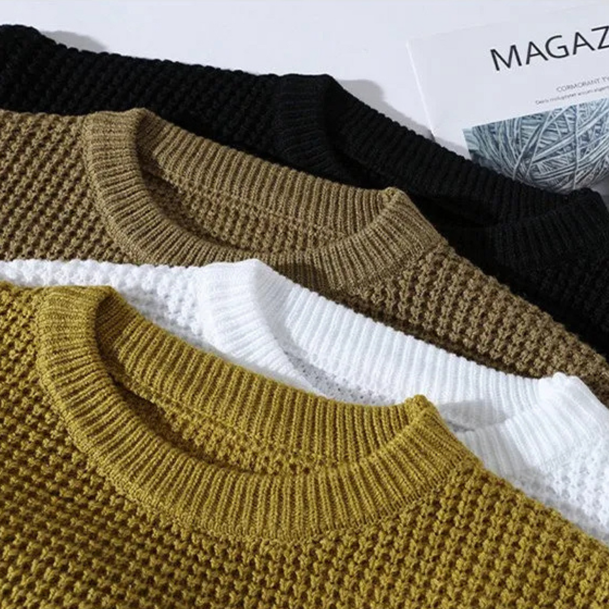 DELAUNAY | Pull en Nid d'abeille Premium